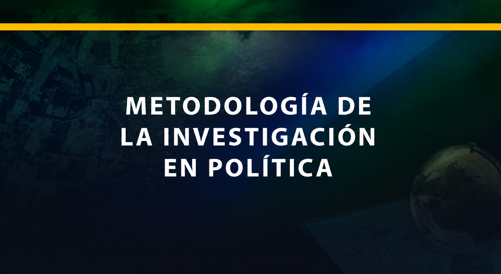 Metodología de la Investigación en Política Politica